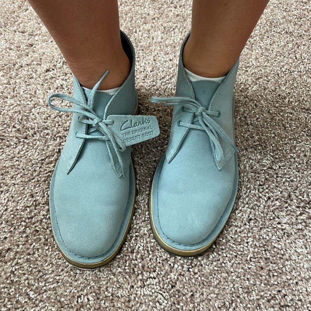 Sky Blue women’s Clark’s - Picture 6 of 6